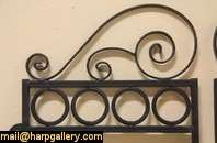 this pair of 15 year old wrought iron gates would be nice for a garden 