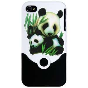   iPhone 4 or 4S Slider Case White Panda Bear And Cub: Everything Else