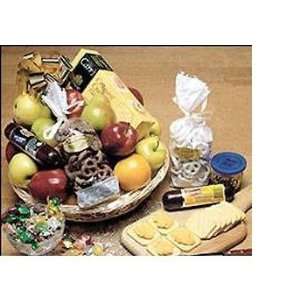 Gourmet Party Gift Basket with Wisconsin Sausage