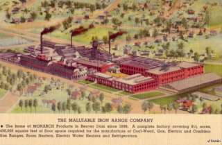 MALLEABLE IRON RANGE CO MONARCH PRODUCTS BEAVER DAM, WI  