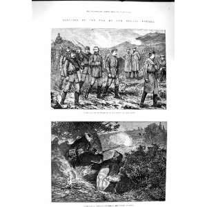  1877 War Russian Deserters Shot Turkish Outpost Army