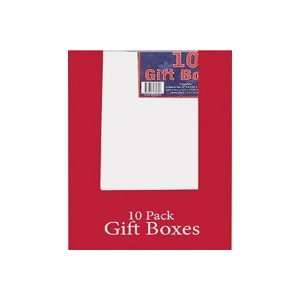  Santas Forest Inc 69627 White Gift Boxes, 10 Count (Pack 