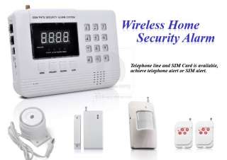 Wireless Alarm Security System Kits for Home Auto Dialer SIM Card 