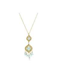 Dana Kellin Apatite Double Drop Fringe Pendant Necklace