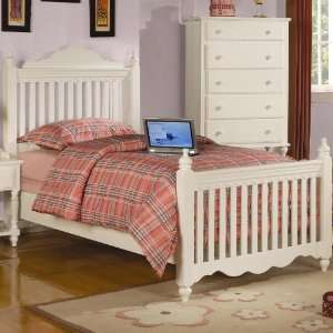  Pepper White Post Bed by Coaster Fine Furniture: Home 