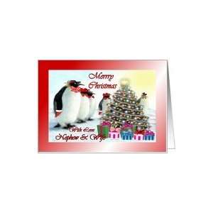   Whimsical Penguins / Christmas Tree / Gifts Card: Health & Personal