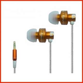 Metal Stereo Earphone Earbud for ipod sony psp MP3 iPhone 4player