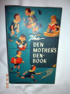 VINTAGE 1959 DEN MOTHERS DEN BOOK BOY SCOUTS MINT COND  