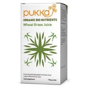  Pukka Organic Wheatgrass Juice Powder 110g,: Beauty