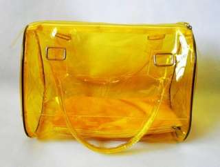 New High lumined Fashion Cool Sweet Jelly Clear Bucket Shoulder 