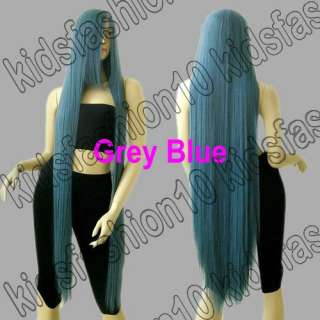 28~51 Inch Free Shipping Long Hair Heat Resistant Straight Cosplay Wig 