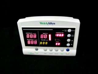 Welch Allyn 52000 Series Vital Signs Monitor w/Power Supply & New 