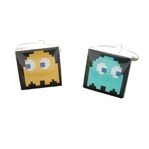 Pac Man Inky and Clyde Cufflinks