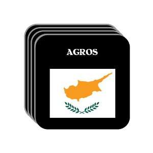  Cyprus   AGROS Set of 4 Mini Mousepad Coasters 