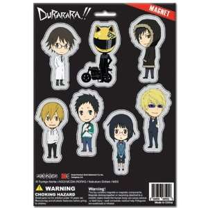  Durarara Cutout Chibi Characters Magnets Collection Toys 