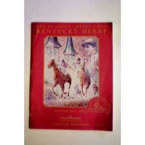   Official Program Churchill Downs Louisville KY Saturday, May 6, 1995