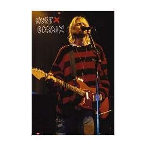  NIRVANA Kurt Cobain   Singing Music Poster: Home & Kitchen