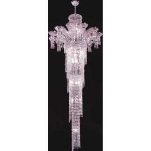    Two Light Crystal Chandelier by James R. Moder