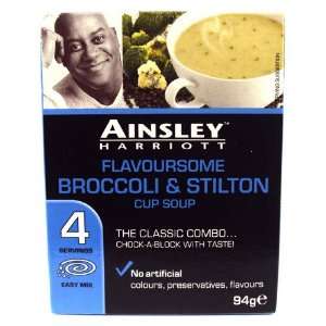 Ainsley Harriott Brocolli & Stilton Soup 94g  Grocery 
