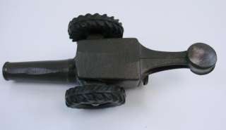   Carbide Conestoga Cast Iron Toy Cannon 60mm Military War Gun Olive