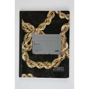  STREET SCIENCE Composition Book   Rope Chain (Black 