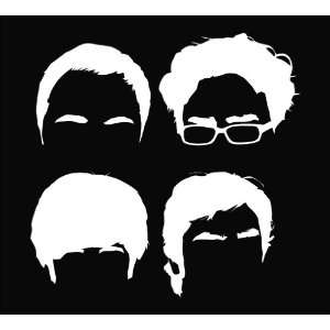  Big Bang Theory Vinyl Die Cut Decal Sticker 5.50 White 