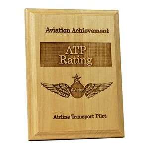Airline Pilot Achievement Sign, ATP Plaque