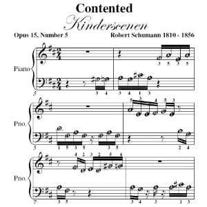   Schumann Op 15 No 5 Beginner Piano Sheet Music Robert Schumann Books