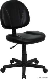 Leather Task Secretary Steno Computer Office Desk Chair  