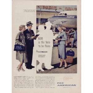 Pan Am Clipper at Paris Orly Airport  1957 PAN AM / Pan American 