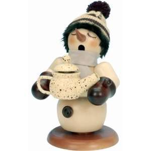  German Smoker   Snowman with Coffee Pot