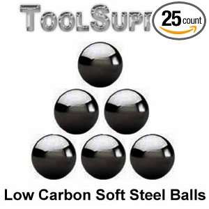  25 3/8 Soft polish steel balls AISI 1018 machinable low 