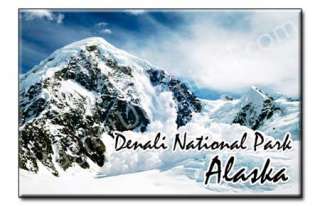 Denali National Park   Alaska Souvenir Fridge Magnet #3  