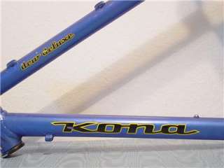 Kona Bicycle Dew Deluxe Bike Frame Aluminum Butted 7005  