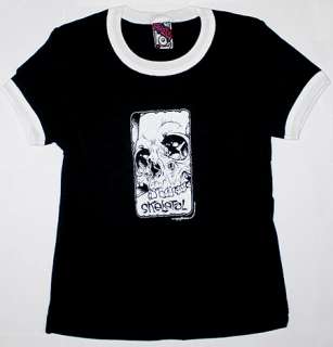 You are bidding on a brand new Pushead Skeletal junior t shirt, made 