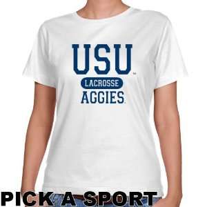 Utah State University Aggies Tshirt : Utah State Aggies Ladies White 