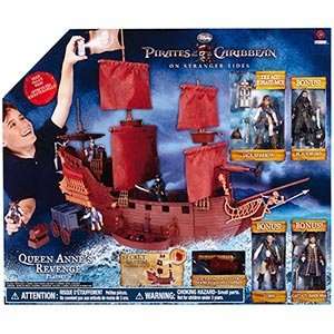 Pirates of The Caribbean On Stranger Tides Hero Ship Playset With 4 