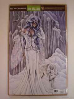 Jessica Galbreth PUZZLE Tempest of Ice Wolf Fairy 11x17  