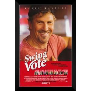   : Swing Vote FRAMED 27x40 Movie Poster: Kevin Costner: Home & Kitchen