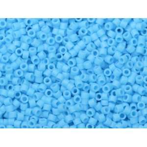   Opaque Matte Turquoise Blue Delica Seed Beads Arts, Crafts & Sewing