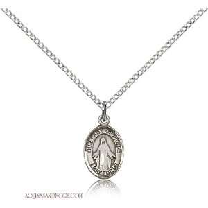  Our Lady of Peace Small Sterling Silver Medal Jewelry