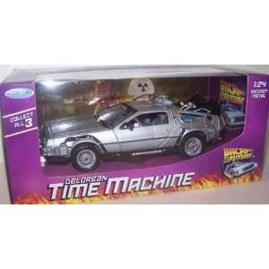Welly 1/24 Scale Diecast Metal Delorean TimeMachine Back to the Future 