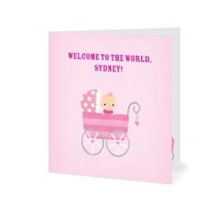  Congratulations Greeting Cards   Baby Wheels By Rosy 