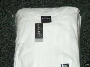 pack of Luxe t white t shirts size medium  