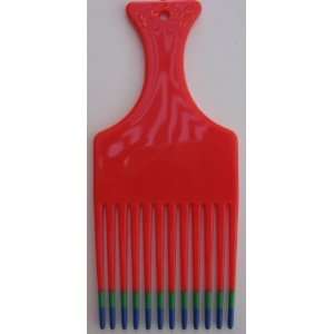   Pick Comb   Green and Blue Tips   6 inches x 2 1/2 inches Electronics