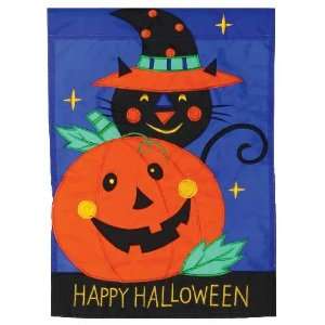  Happy Cat Halloween Flag   Banner: Patio, Lawn & Garden