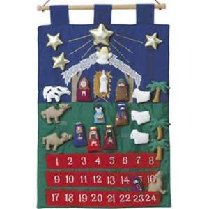  O Holy Night Fabric Advent Calendar Patio, Lawn & Garden