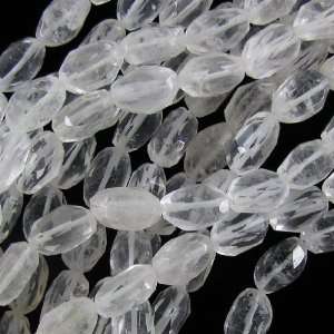    15mm faceted rocky crystal quartz nugget beads 16