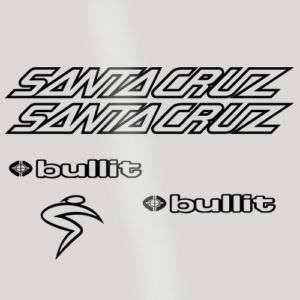 Santa Cruz Bullit Bike Decal Sticker Kit ****  