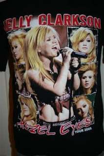 Kelly Clarkson Concert T shirt S Hazel Eyes 2005 Tour  